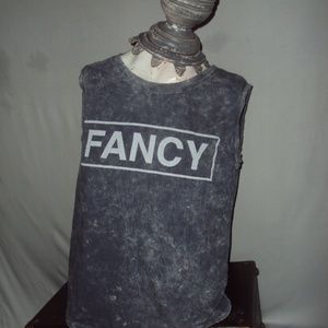 L.O.L VINTAGE FANCY SLEEVELESS T-SHIRT SZ.XL